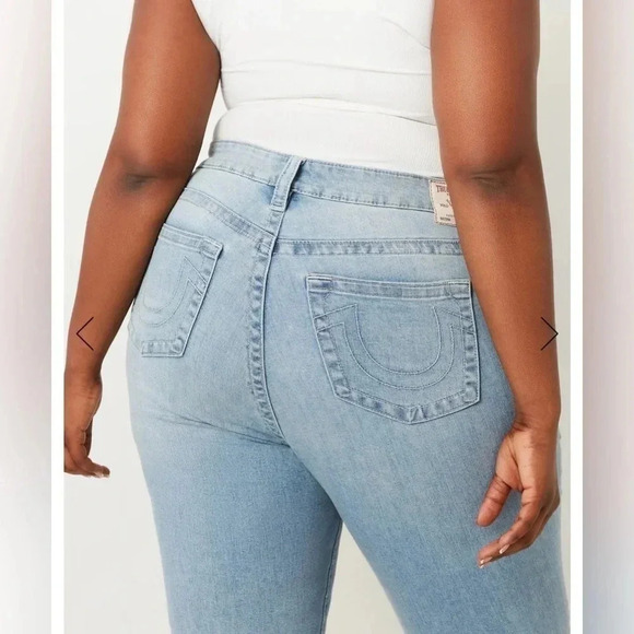 True Religion Originals Women’s Jeans Billie Mid Rise Straight Size 33 NWT - Picture 14 of 16